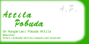 attila pobuda business card